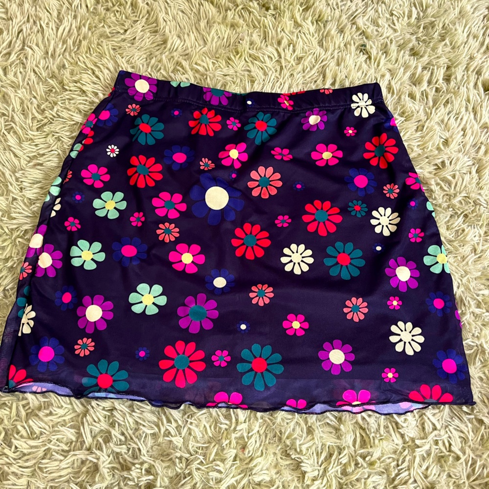 Flowery skirt